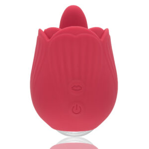 Róża rozkoszy- liżąco wibrujący stymulator łechtaczki 2