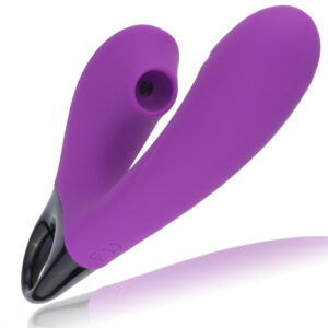 Wibrator 2w1 z uchwytem – ssąco wibrujący 2