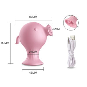 Stymulator łechtaczkowy 2w1 – ssąco liżący 2