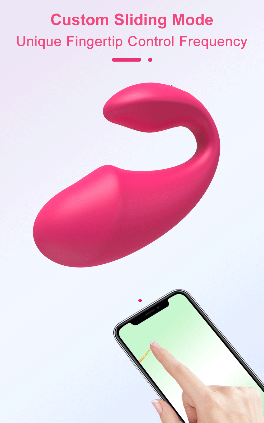 Wibrator sterowany aplikacją, posiada dwa silniki wibrujące! 2