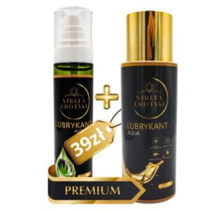 Naturalny lubrykant na bazie wody ALOE VERA + Lubrykant na bazie wody AQUA
