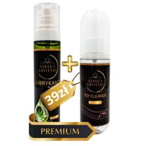 Naturalny lubrykant na bazie wody ALOE VERA + Płyn do czyszczenia gadżetów erotycznych