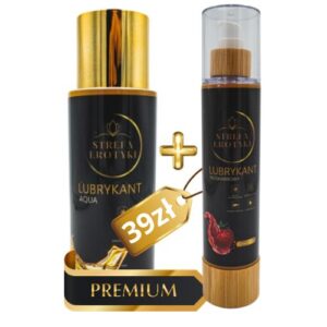 Lubrykant na bazie wody AQUA + Lubrykant na bazie wody – truskawkowy