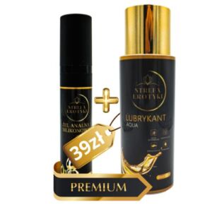 Żel analny silikonowy + Lubrykant na bazie wody AQUA