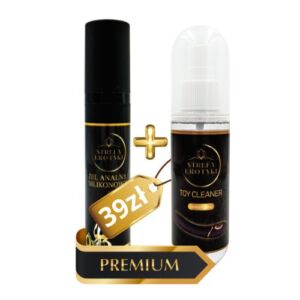 Żel analny silikonowy + Płyn do czyszczenia gadżetów erotycznych