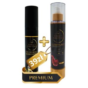 Żel analny silikonowy + Lubrykant na bazie wody – truskawkowy