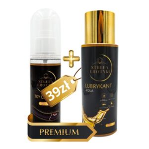 Płyn do czyszczenia gadżetów erotycznych + Lubrykant na bazie wody AQUA