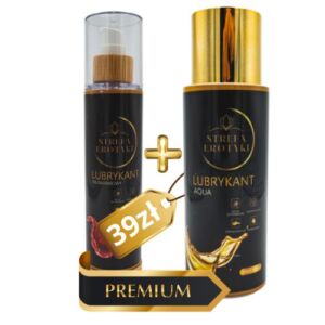 Lubrykant na bazie wody – truskawkowy + Lubrykant na bazie wody AQUA