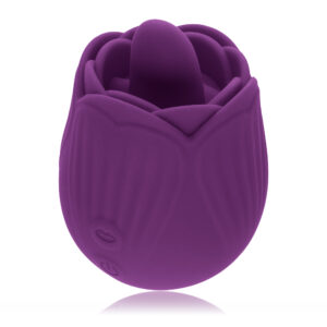 Masażer liżąco wibrujący w kształcie róży – stymulator łechtaczki 2