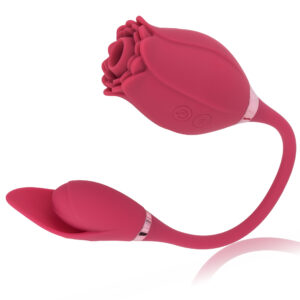 Powietrzny stymulator ssący z wibracjami Róża Rozkoszy