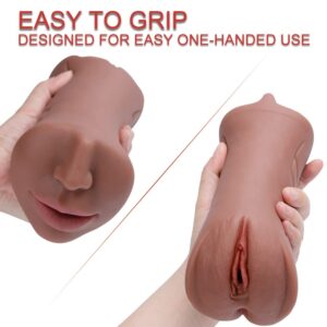 Masturbator dla mężczyzn realistyczny trzyfunkcyjny wodoodporny