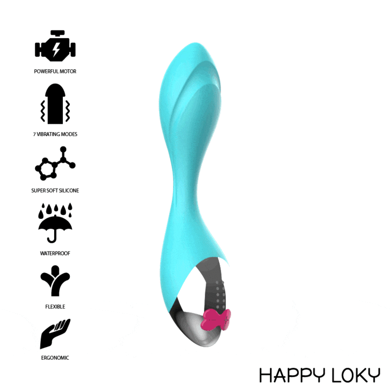HAPPY LOKY™ – wibrator wielofunkcyjny, 7 trybów wibracji