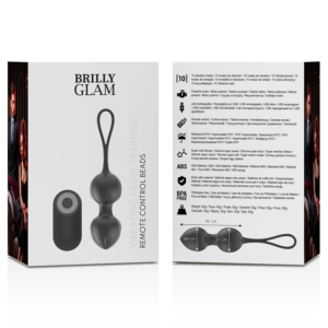 BRILLY GLAM™ – wibrujące kulki Gejszy – trening mięśni Kegla, 10 trybów wibracji, super mocny silnik 2