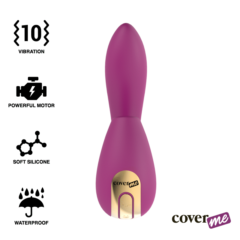 COVERME™ – wibrator punktu G-ssący, 2 super mocne silniki