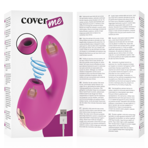 COVERME™ – wibrator punktu G-ssący, 2 super mocne silniki 2