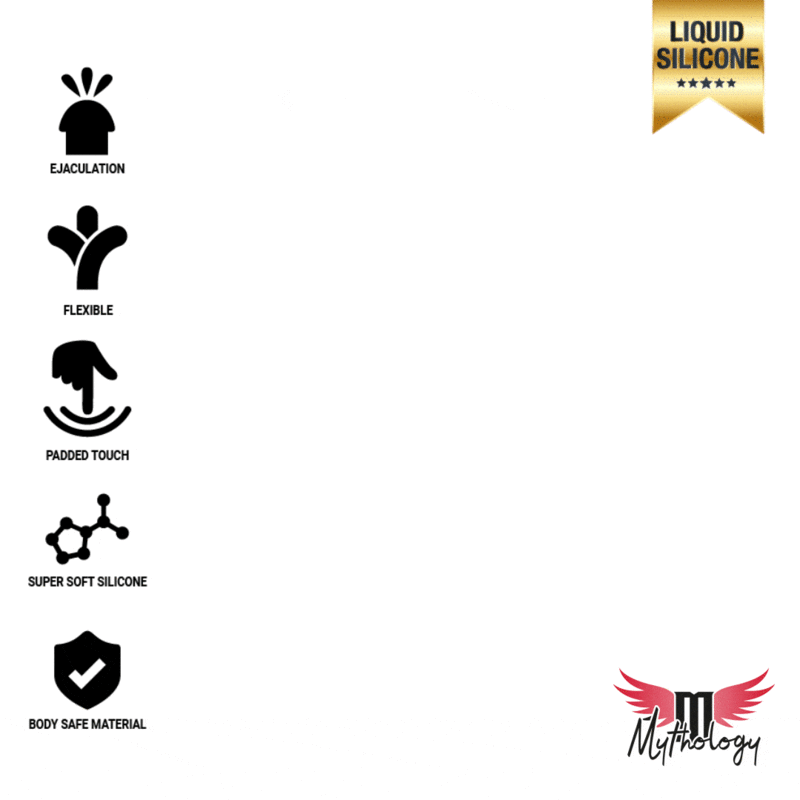 MYTHOLOGY™- dildo z efektownym wytryskiem! wykonane z płynnego silikonu PREMIUM, rozmiar M, Bestseller!