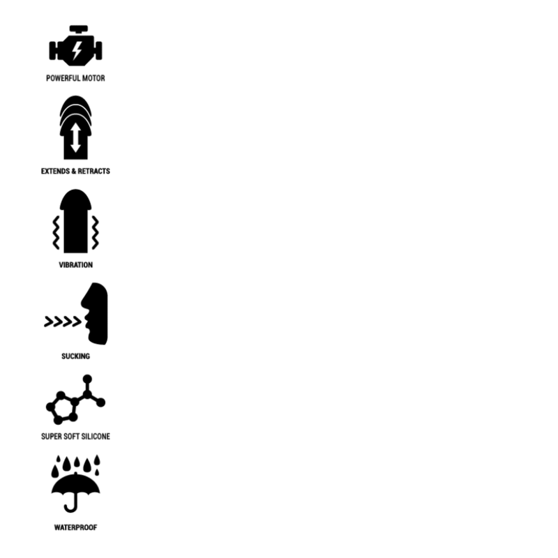 IBIZA™ – wibrator posuwisto – ssący, 10 trybów ssania, 10 trybów wibracji,